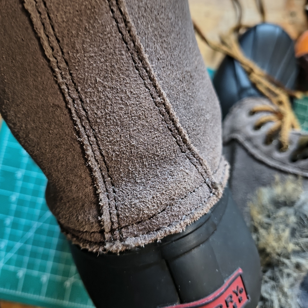 Sperry top-sider faux fur lined waterproof duck boots with leather laces - Picture 9 of 11